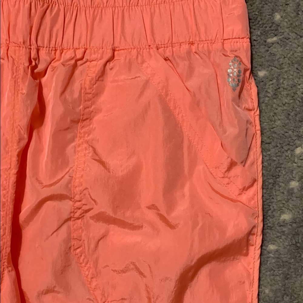 FP Movement by Free People Bright Coral Track Jogger  parachute Pants - Picture 4 of 7